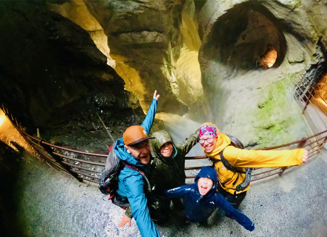 Fravely in den Trümmelbachfällen