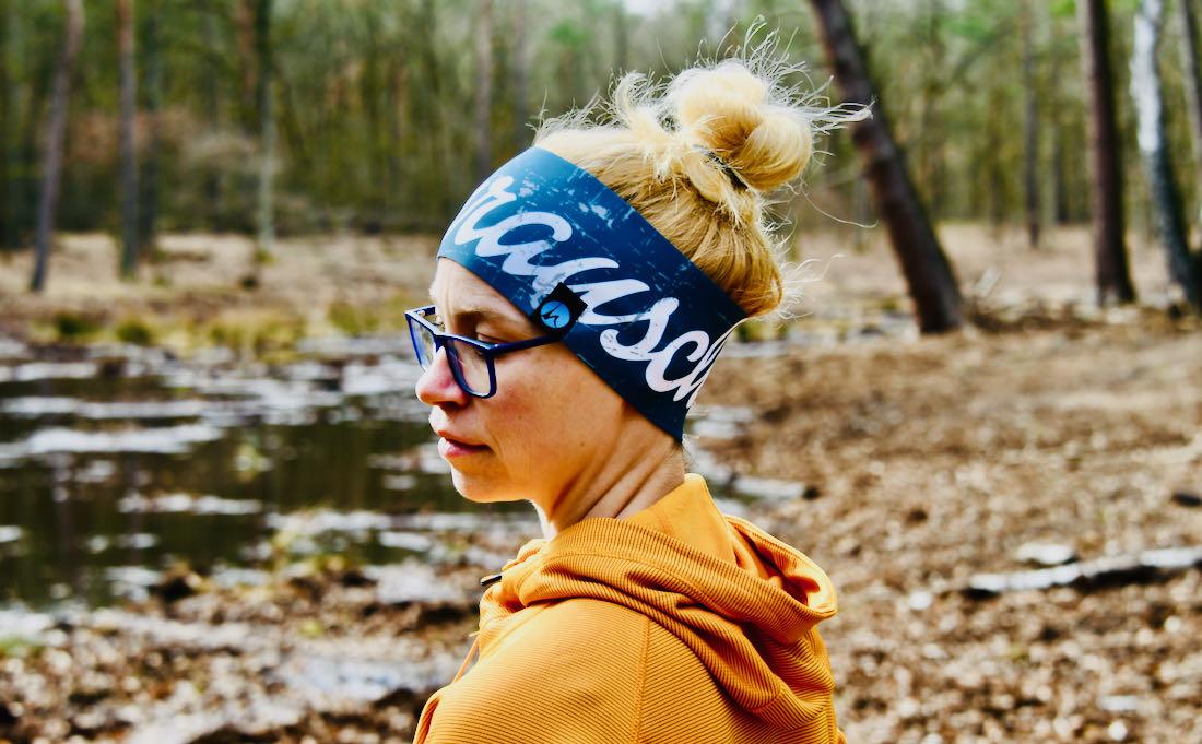 Höhenrausch Alpine Wear Stirnband letters grey