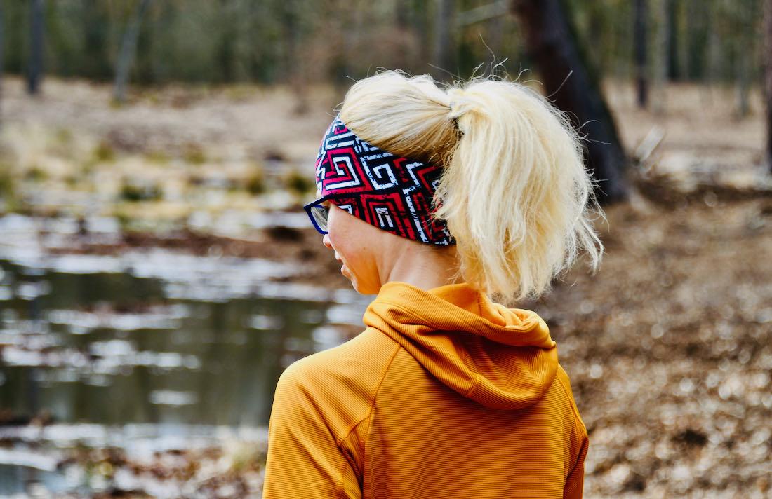 Höhenrausch Alpine Wear Stirnband pink black