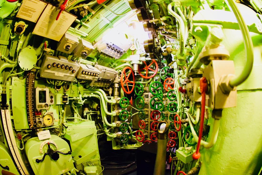 Im U-Boot in Bremerhaven an der Nordsee
