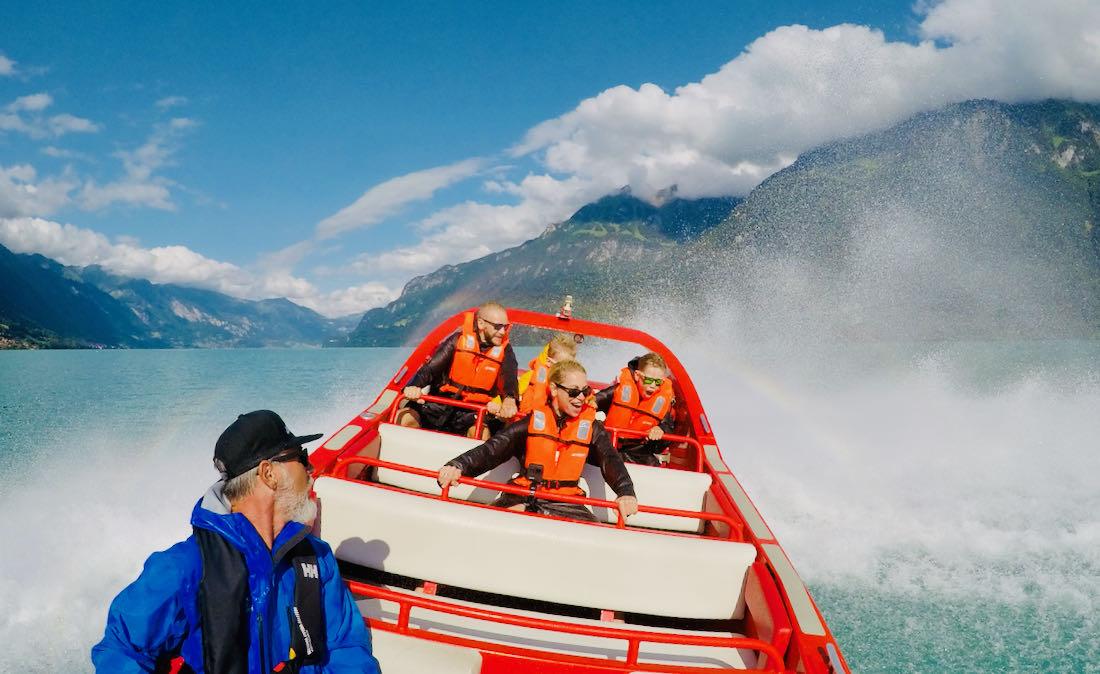 Jetboat Interlaken der erste Spin