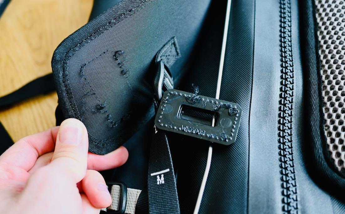 Kunststoffhalterung des Atrack abgerissen