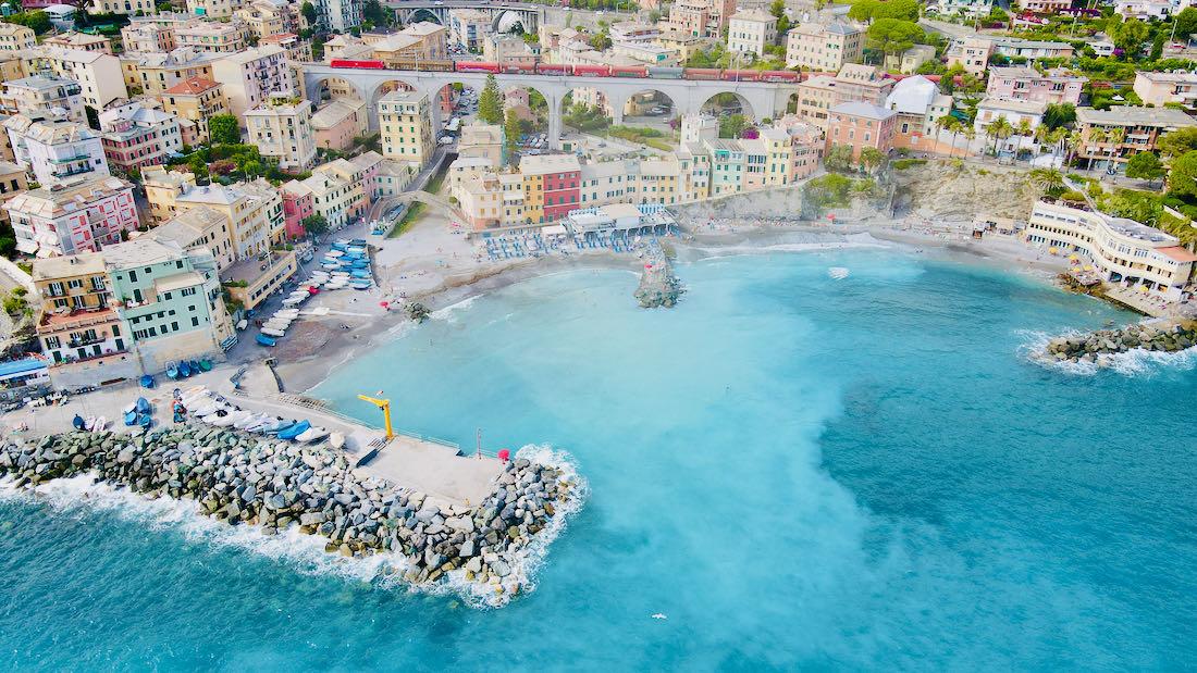 Mit der Drohne über Spiaggia San Tarcisio