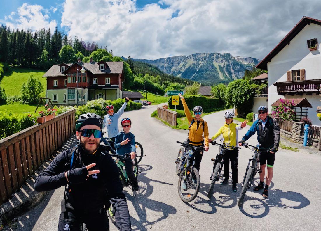 Mountainbiken mit Ute und Franz