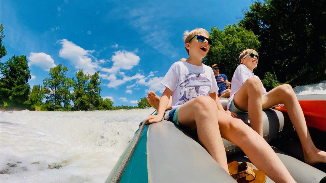 Neisse Tours Das Wehr hinab