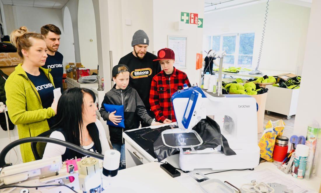 Nordisk stickt das Logo auf Schlafsäcke