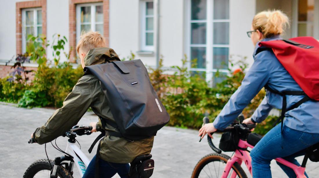 ORTLIEB Velocity PS auf dem Fahrrad