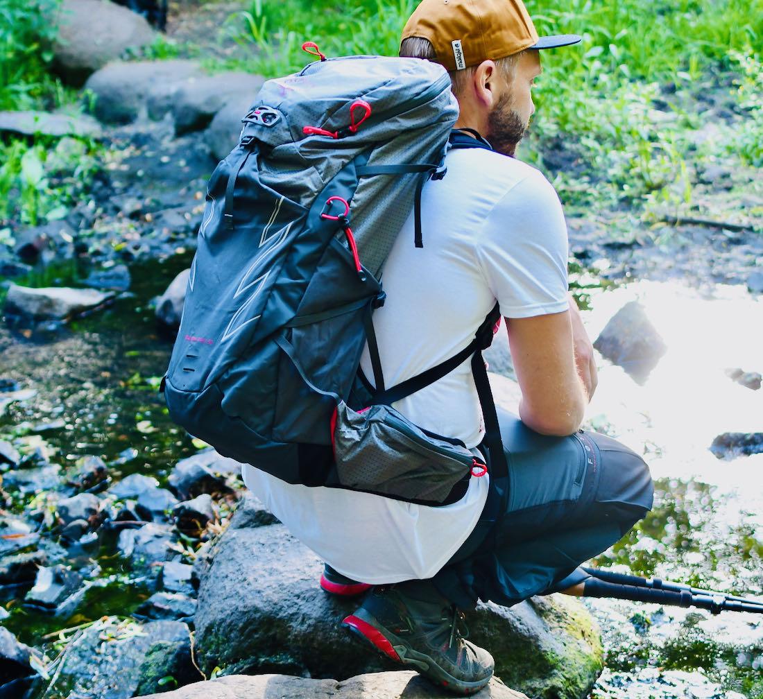 Osprey Talon Pro 30 auf dem Rücken