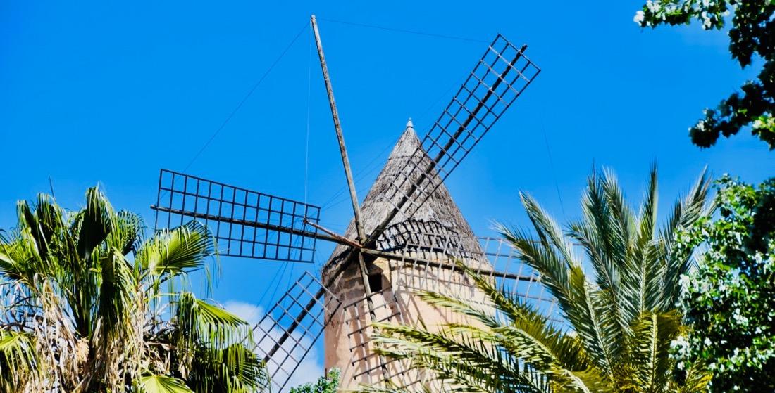 Windmühle in Palma de Mallorca