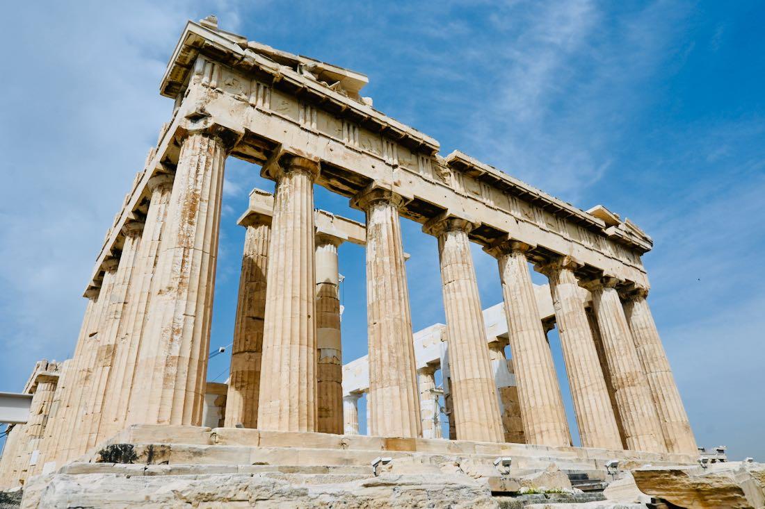 Parthenon Akropolis auf unserem Family Roadtrip durch Griechenland