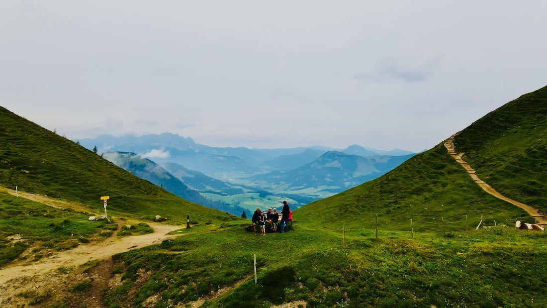 Picknick auf der Alm