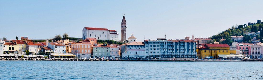 Piran - Blick vom Meer