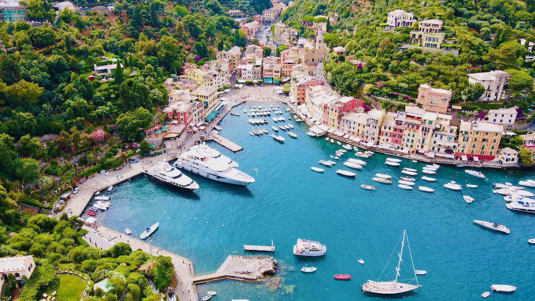 Portofino mit der Drohne