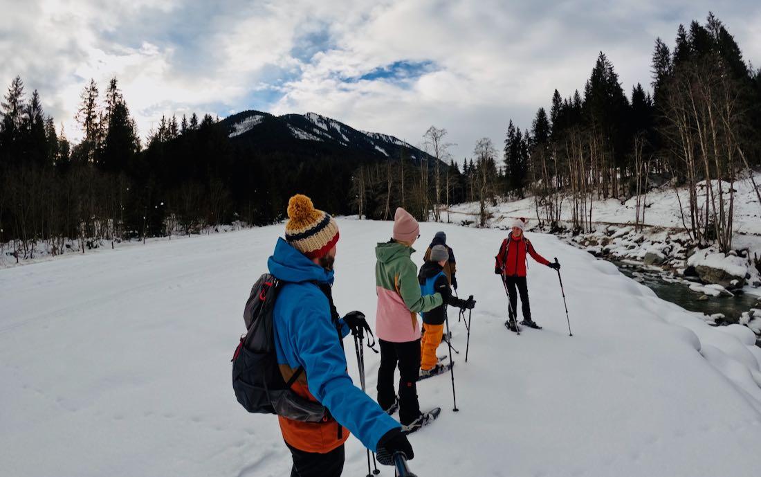 Schneeschuhwandern mit Elke