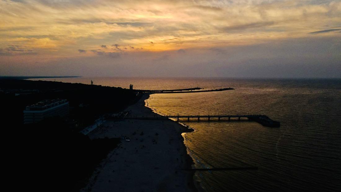 Sonnenuntergang in Kolberg