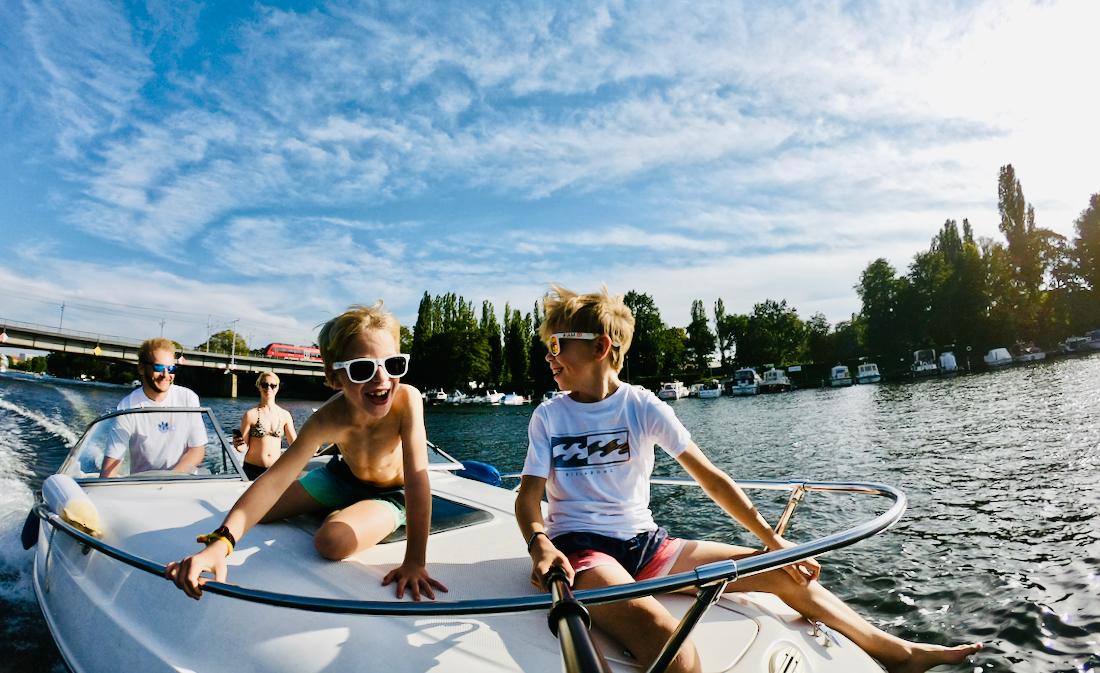 Unterwegs auf der Spree