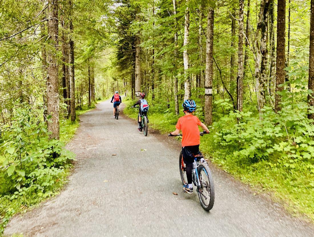 Unterwegs mit E-Mountainbikes im Pillerseetal