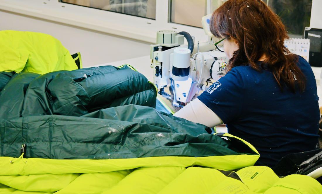 Von Hand genähter Tension Mummy Y by Nordisk Schlafsack