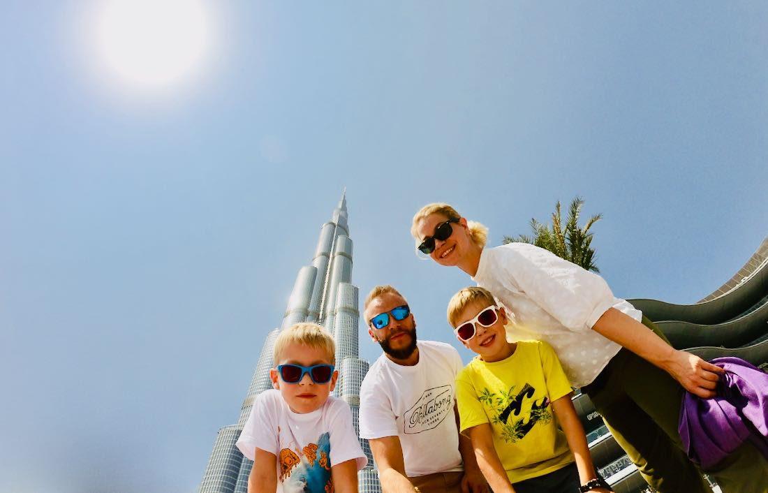 Am Burj Khalifa in Dubai