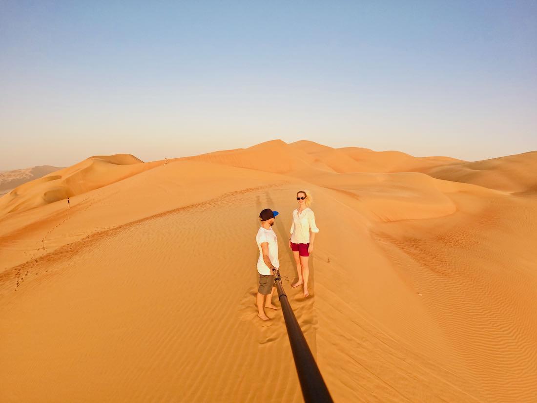 Warten auf den Sonnenuntergang