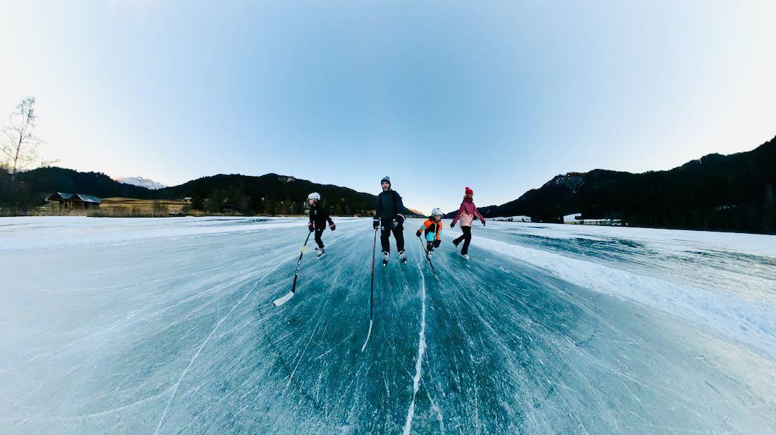 Auf dem Weissensee in Kärnten