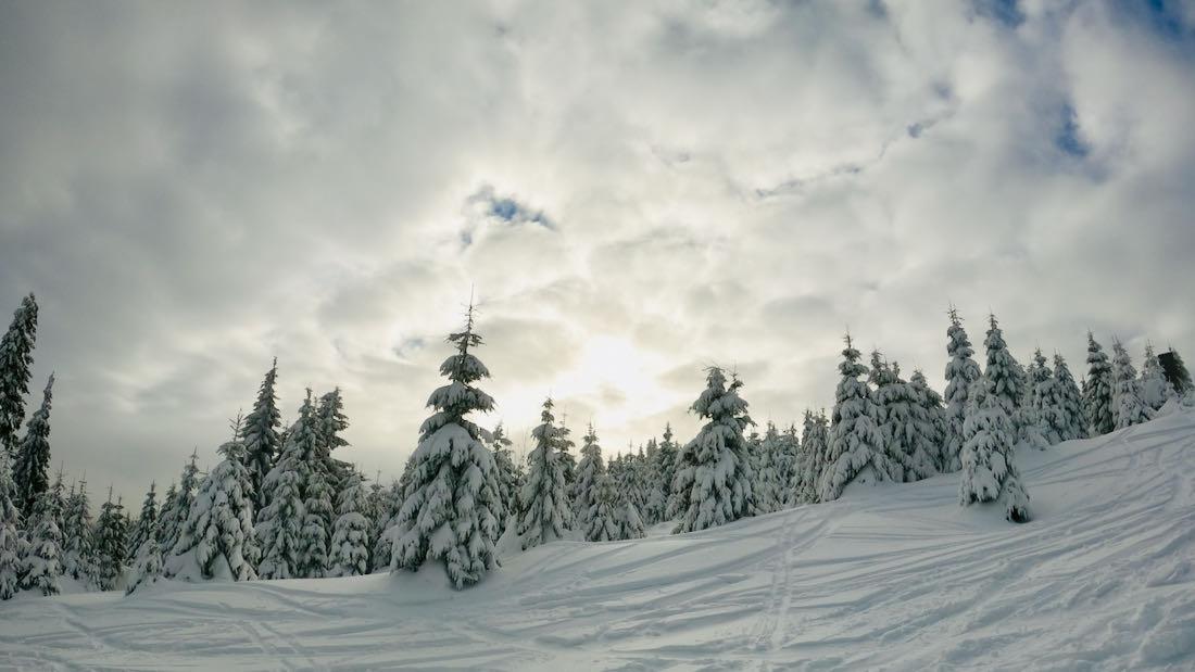 Der Fichtelberg im Winter