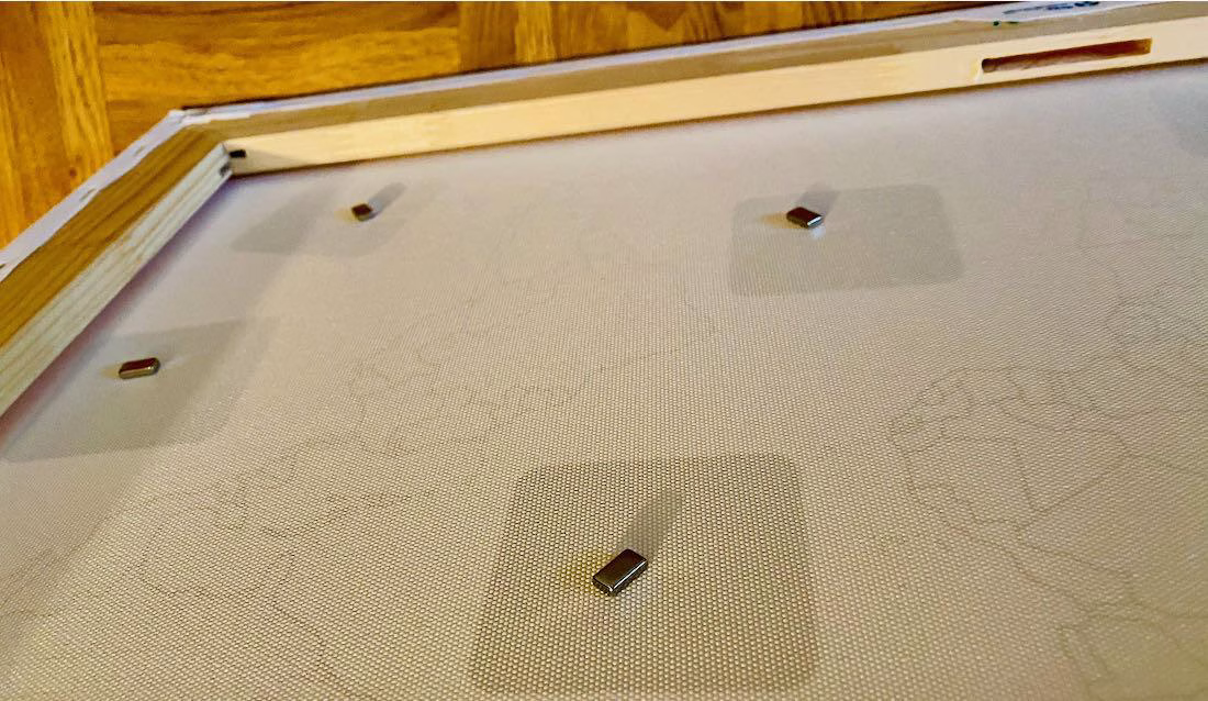 meine-Weltkarte Magnete für die Magnetbilder