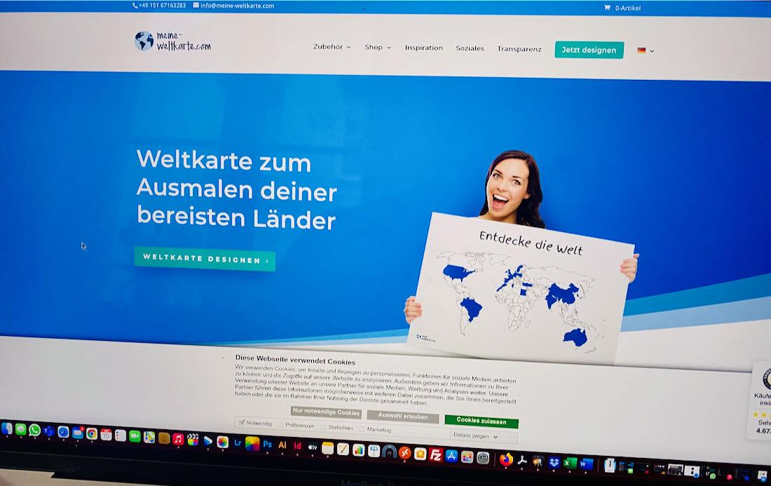 meine-Weltkarte - Die Website